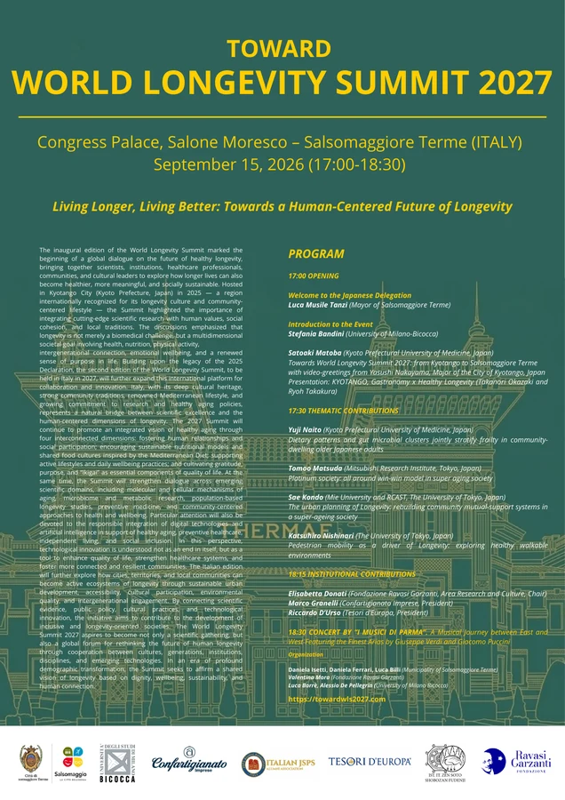 Programme poster for Salsomaggiore Terme, September 15, 2026
